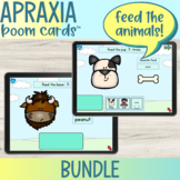 Feed the Animals Apraxia Boom Cards™ Bundle for Speech Therapy