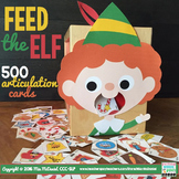 Feed the Elf Speech Therapy Activity | 500 Christmas Artic