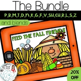 Feed the Fall Friends: Articulation Boom Card Activity for