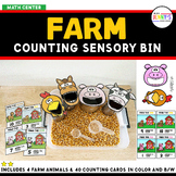 Feed the Farm Animals Sensory Bin Counting Math Activity f