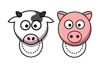 Preview of Feed the Farm Animals Sensory Bin Printable