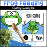 Feed the Frogs Counting Activity for the Sensory Bin