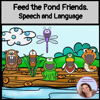 Preview of Feed the GIF Pond Animals Speech/Language