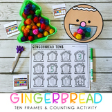 Feed the Gingerbread Man - A Christmas Ten Frame & Countin