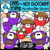 Feed the Hot Chocolate Friend Marshmallow Shapes Clip Art Set