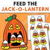 FREE Feed the Jack-O-Lantern Halloween Activity For Kids (