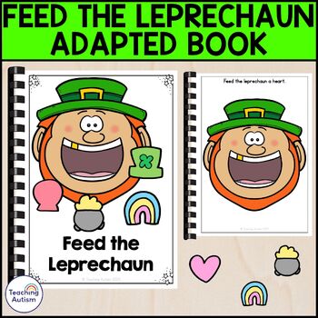 Preview of Feed the Leprechaun Adapted Book for Special Education