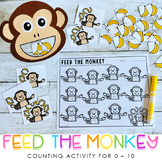 Feed the Monkey - Hands On Counting Practice for 0 - 10