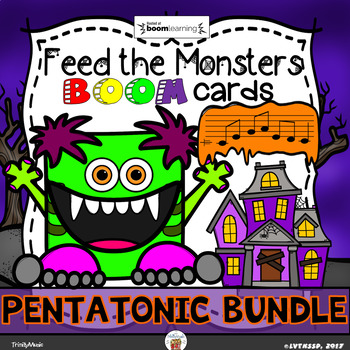 Preview of Feed the Monster - Pentatonic Bundle (Distance Learning on Boom)
