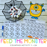 Feed the Monster - Halloween Counting 1 - 12 and 1 - 24 - 