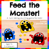 Feed the Monster! Printable Turn-taking Game for Pre-K