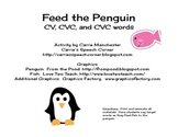 Feed the Penguin:  Bilabial CV, CVC, CVCV words
