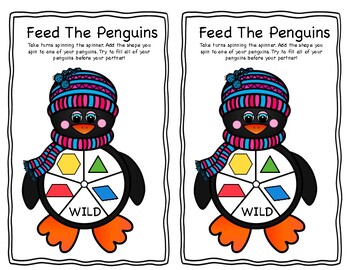 Preview of Feed the Penguins - A Pattern Block Game