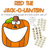 Feed the Pumpkin // Halloween Speech Therapy // Mixed Grou