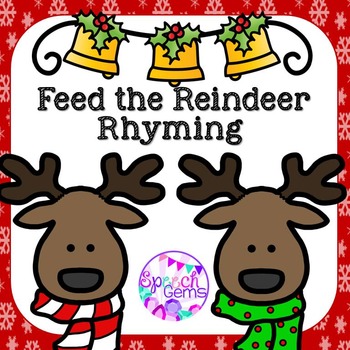 Preview of Christmas Rhyming Game