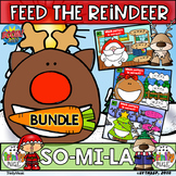 Feed the Reindeer (So-Mi-La) Boom Digital Task Cards BUNDLE