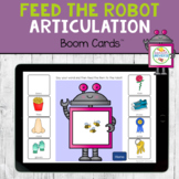 Feed the Robot Articulation BOOM Cards Distance Learning