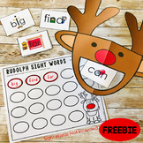 Feed the Rudolph Christmas Sight Word Practice - FREEBIE