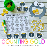 Counting Gold - St. Patrick's March Counting Activity 1 - 