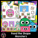 Feed the Shape Monsters - 2D Shapes Sorting Game