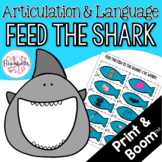 Feed the Shark Articulation and Language! Digital & Print!