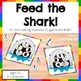 Feed the Shark! Printable Turn-taking Game for Pre-K