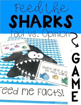 Preview of Feed the Sharks- Fact vs. Opinion Game