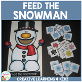 Feed the Snowman Cut-Out Activity