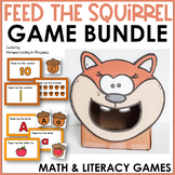 Feed the Squirrel Bundle: Math & Literacy Games