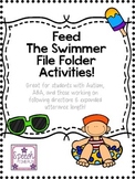 Feed the Swimmer File Folder: Great for ABA, following dir