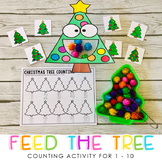 Feed the Tree - Christmas Counting Activity 1 - 10