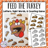 Feed the Turkey Math and Literacy Game