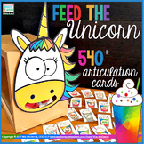 Feed the Unicorn Ariculation Activity |  540 Articulation Cards