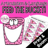 Feed the Valentine Bucket Articulation and Language! DIGIT