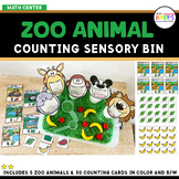 Feed the Zoo Animals Sensory Bin Counting Math Activity fo