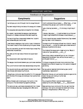 sample teacher comments for writing assignments