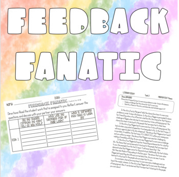 Preview of Feedback Fanatic!