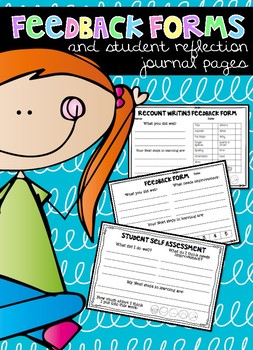 Preview of Feedback Forms and Student Self-Reflection