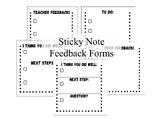 Feedback & To Do List Sticky Notes