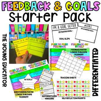 Preview of Feedback and Goal Setting Starter Pack
