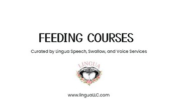 Preview of Feeding Courses - Curated list of infant and pediatric swallowing/feeding