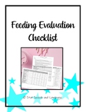 Feeding Evaluation Checklist