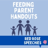 Feeding Parent Handouts for Feeding Therapy / Picky Eaters