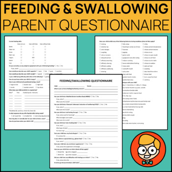 Preview of Feeding & Swallowing Parent Questionnaire
