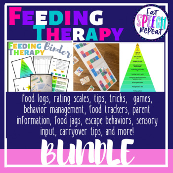 Preview of Feeding Therapy BUNDLE| For Parents + OT's + SLP's| Picky Eater| Food Aversions