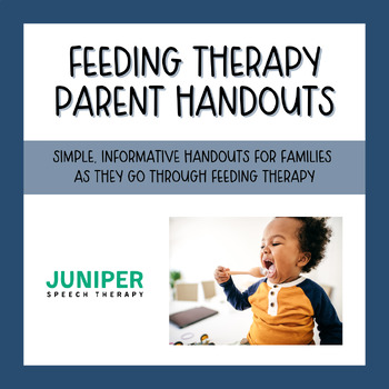 Preview of Feeding Therapy Parent Handouts