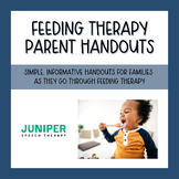 Feeding Therapy Parent Handouts