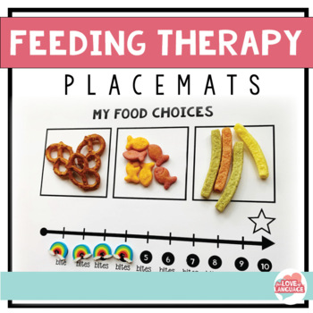 Preview of Feeding Therapy Placemats