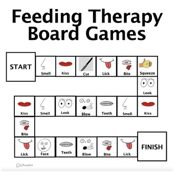 Preview of Feeding therapy board games