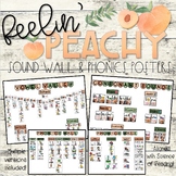 Feelin' Peachy Classroom Decor | Sound Wall & Phonics Posters